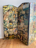 Load image into Gallery viewer, Three Panel Decoupage Screen
