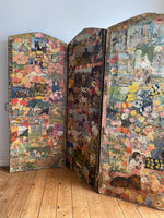 Load image into Gallery viewer, Three Panel Decoupage Screen
