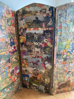 Load image into Gallery viewer, Three Panel Decoupage Screen
